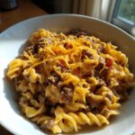 Creamy Beef Ranch Pasta Skillet