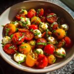 Creamy Caprese Pasta Salad