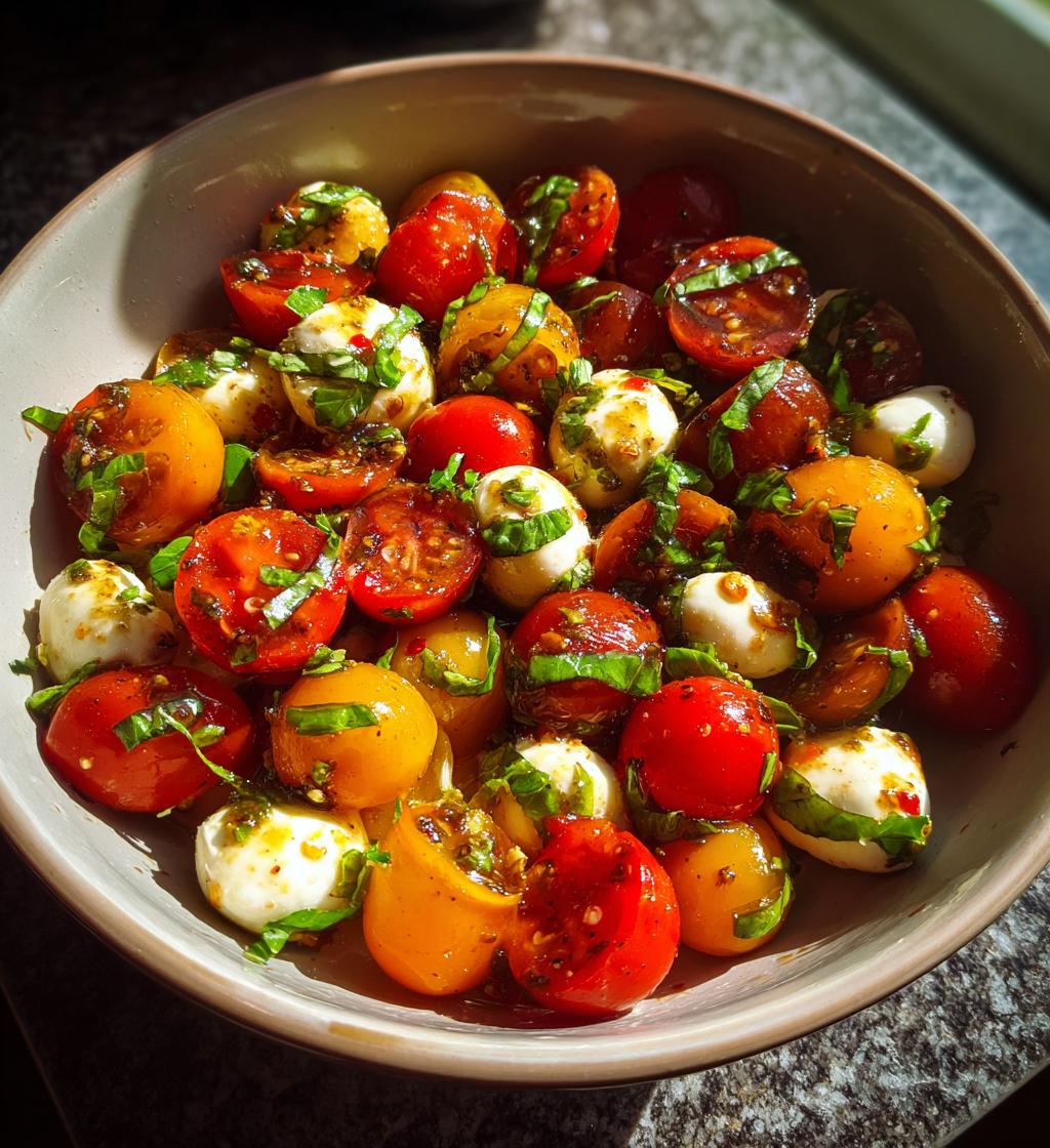 Creamy Caprese Pasta Salad