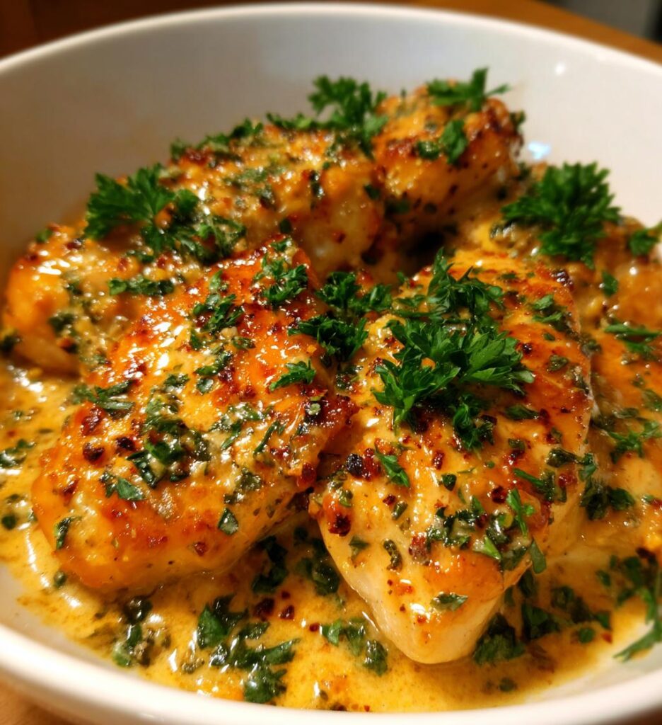 Creamy Garlic Parmesan Chicken Recipe