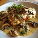 Creamy Mushroom Asiago Chicken
