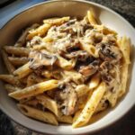 Creamy Mushroom Gruyere Pasta