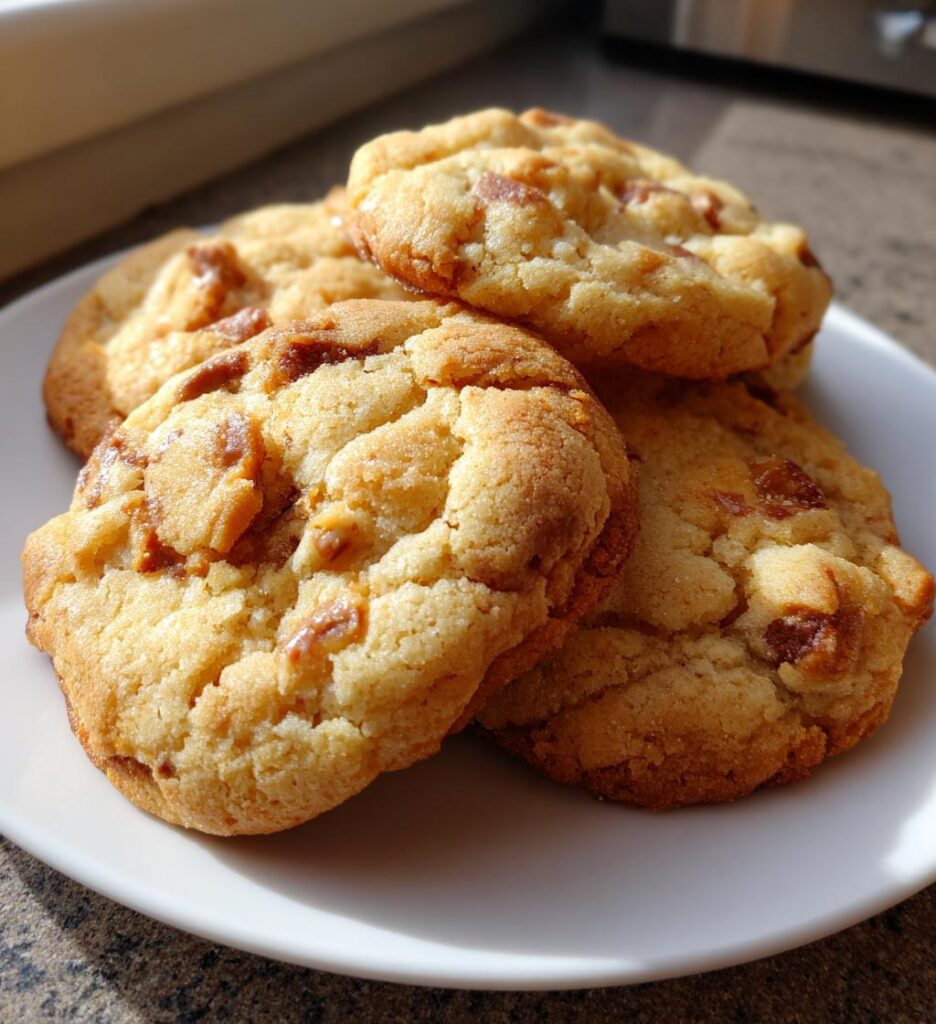 Crispy Butter Toffee Sugar Cookies