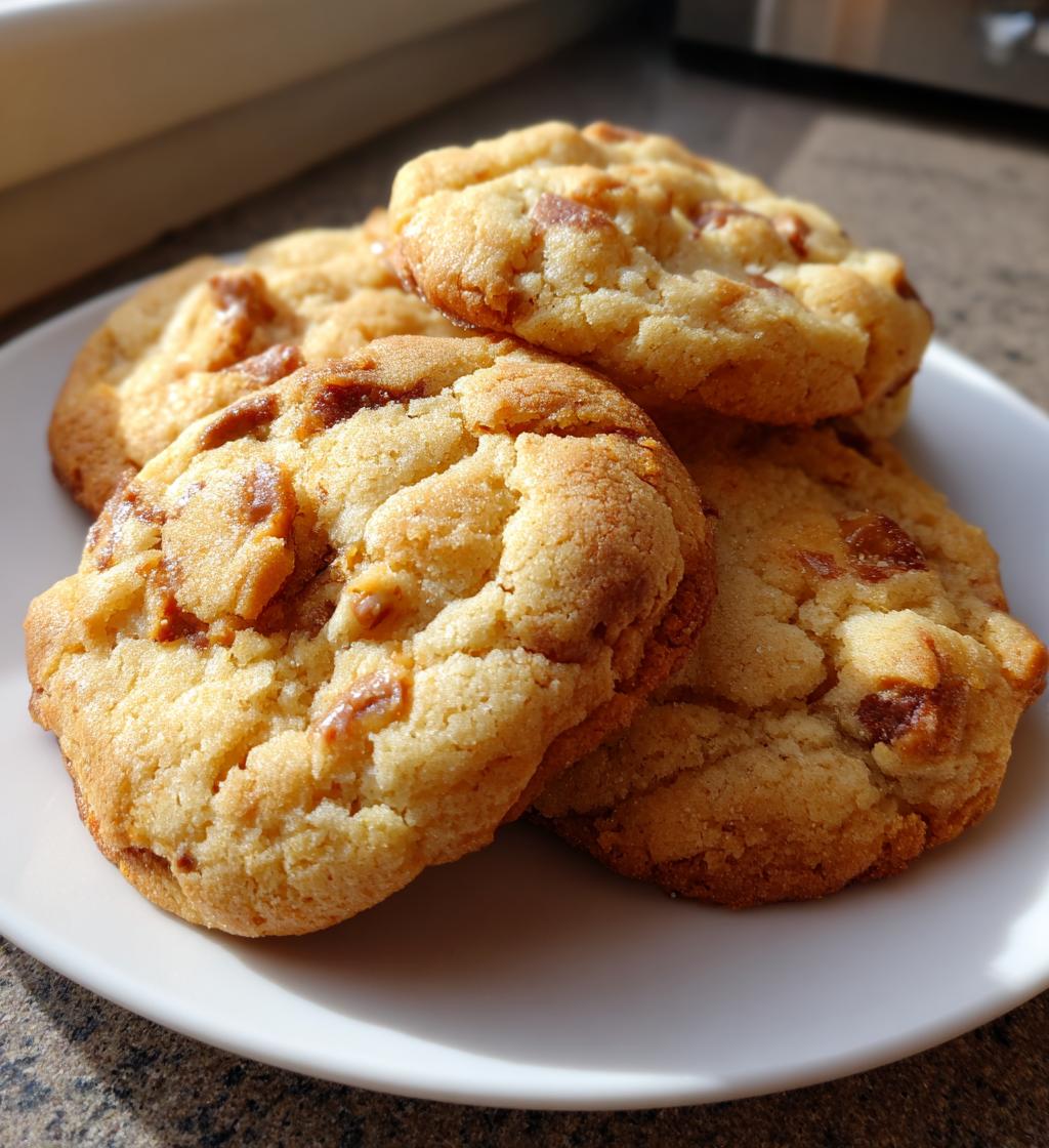 Crispy Butter Toffee Sugar Cookies