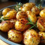 Crispy Roasted Mustard Potatoes