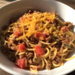 Crockpot Taco Spaghetti