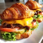 Croissant Smash Burgers