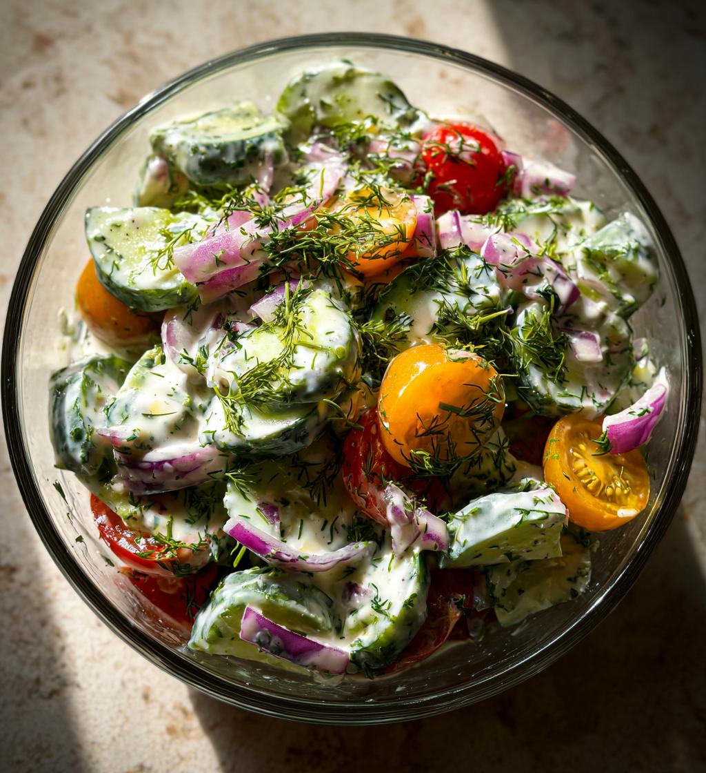 Cucumber Ranch Crack Salad
