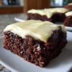 Deviled Brownies with Cream Cheese Frosting