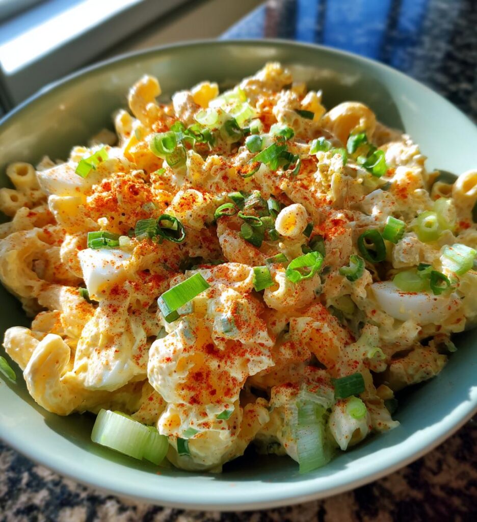 Deviled Egg Pasta Salad