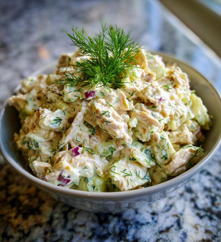 Dill Pickle Chicken Salad