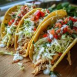 Dill Pickle Ranch Smash Chicken Tacos