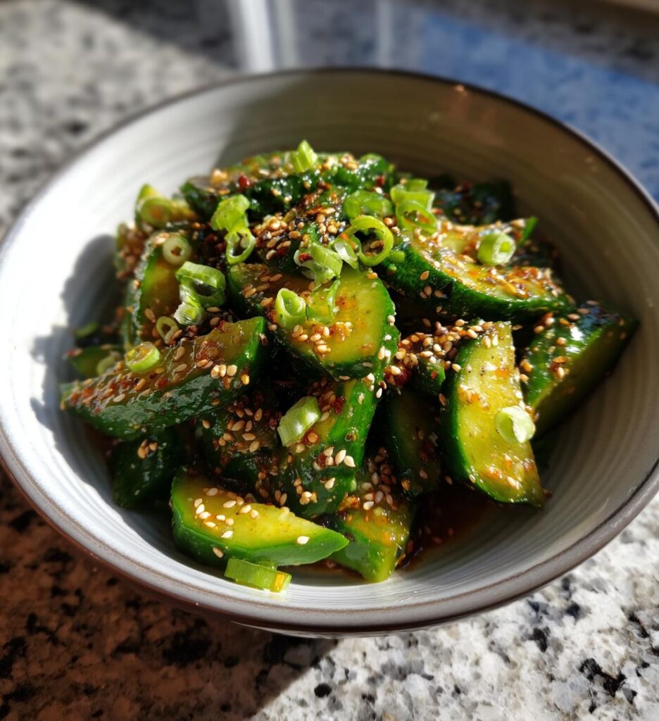 Easy Asian Cucumber Salad