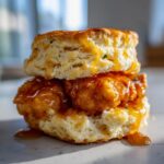 Easy Hot Honey Chicken Biscuits