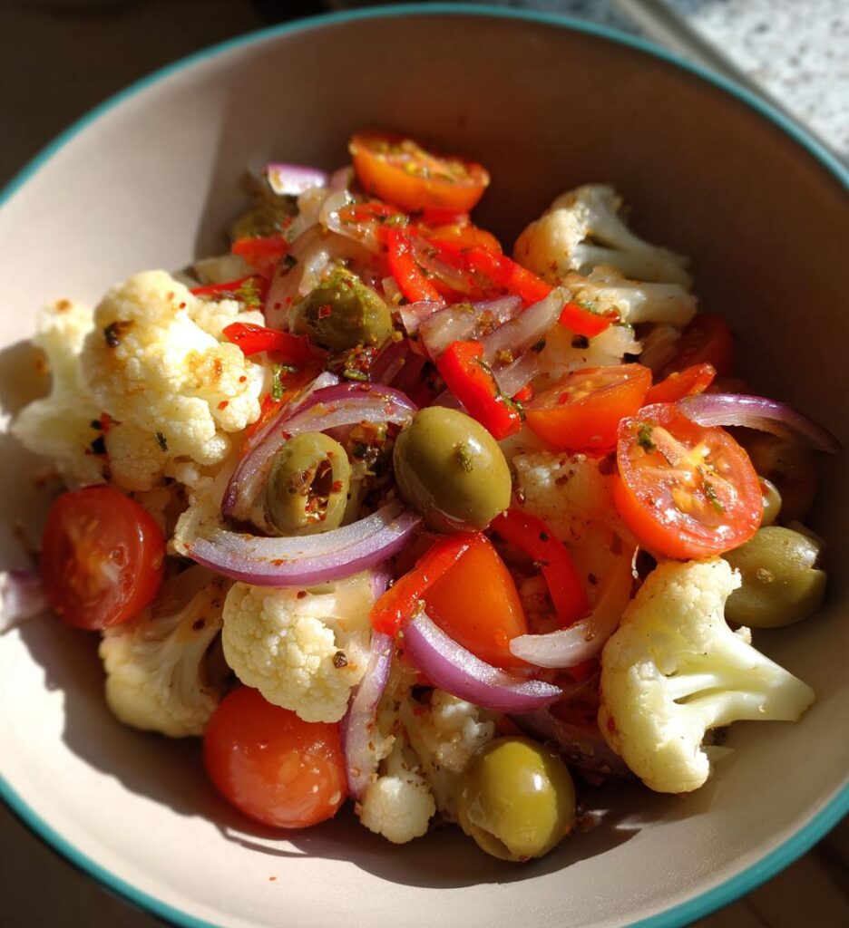 Easy Sicilian Cauliflower Salad