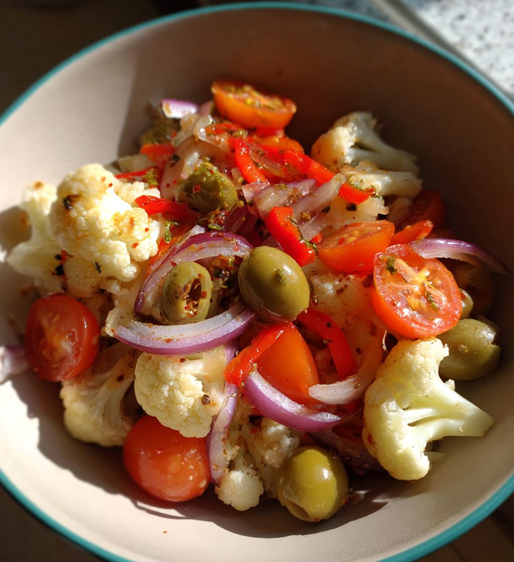 Easy Sicilian Cauliflower Salad