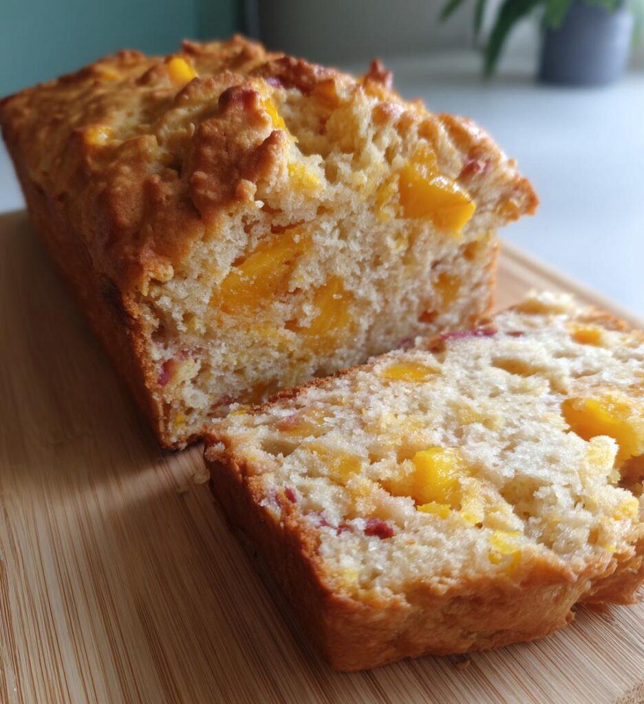 Easy Spiced Peach Bread