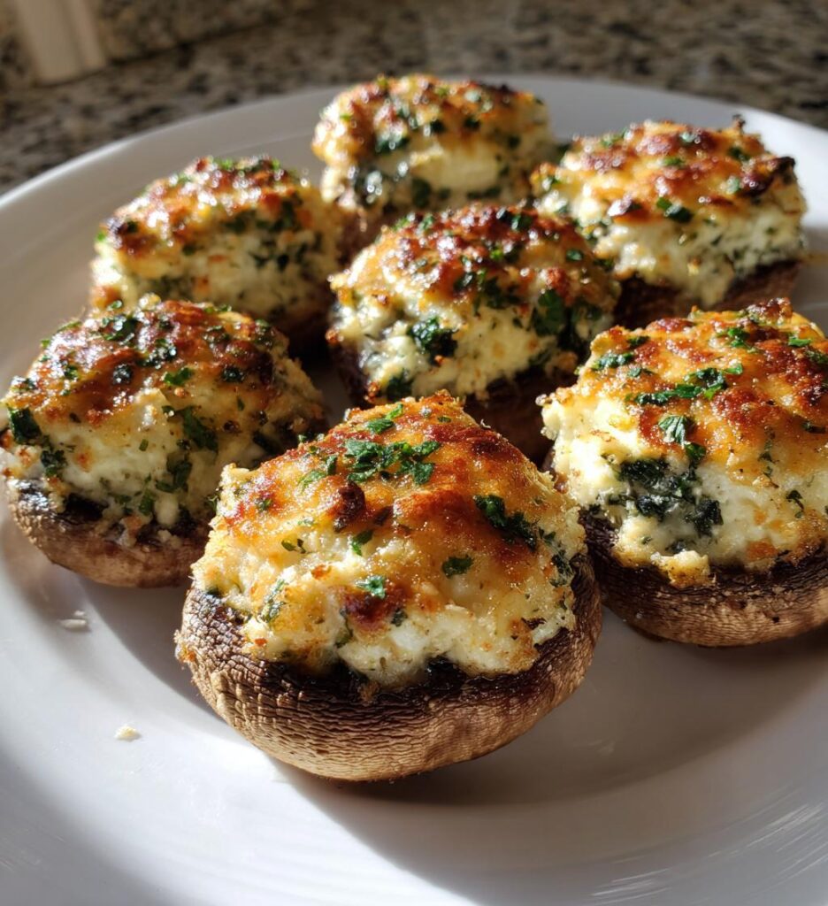 Easy Stuffed Mushrooms
