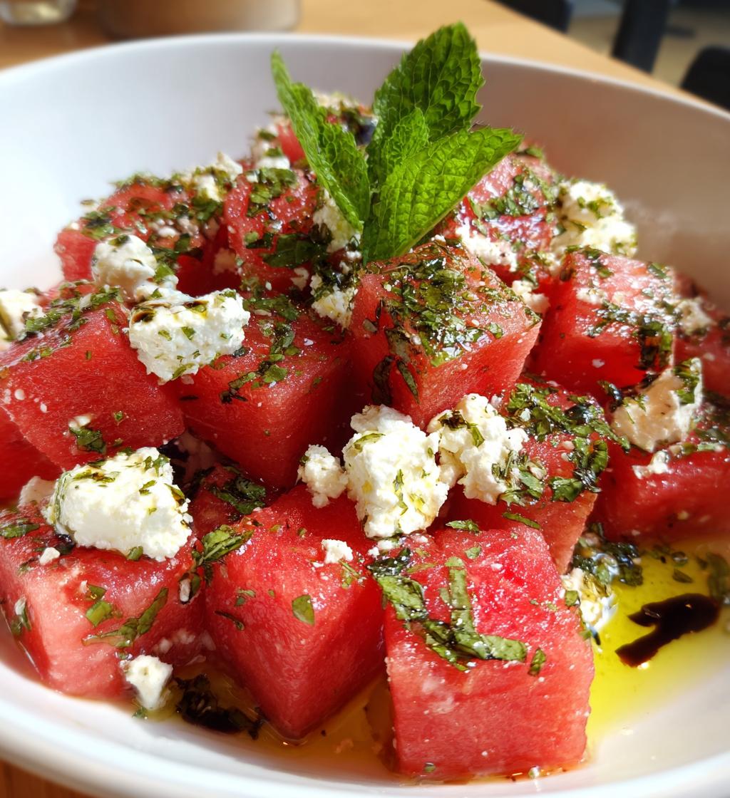 Easy Watermelon Feta Salad