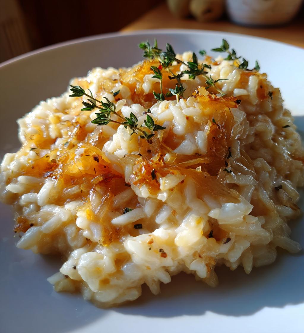 French Onion Risotto
