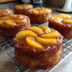 Fresh Mini Peach Upside Down Cakes