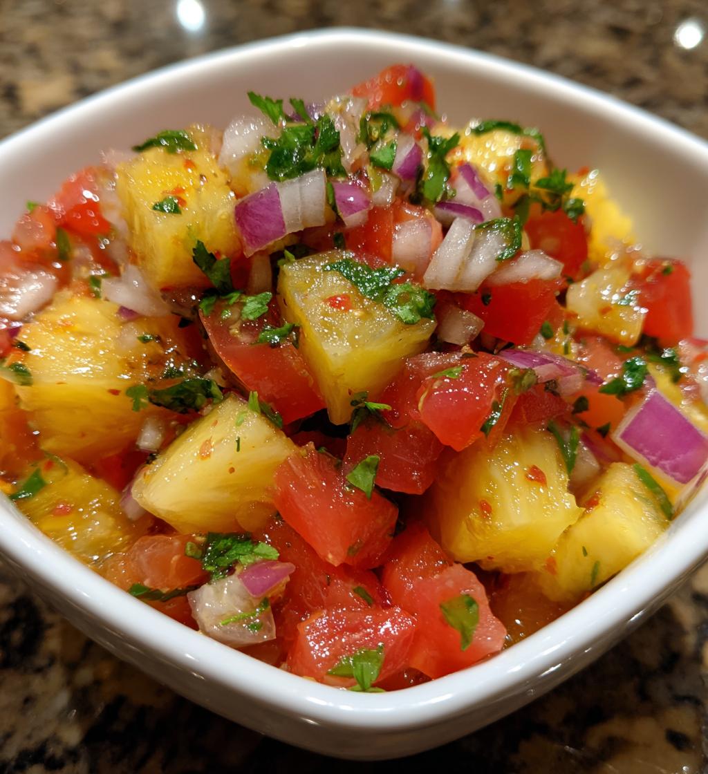 Fresh Pineapple Pico de Gallo