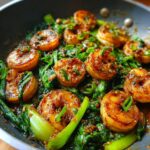 Garlic Shrimp Bok Choy