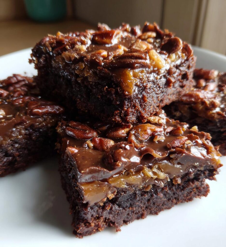 German Chocolate Brownies