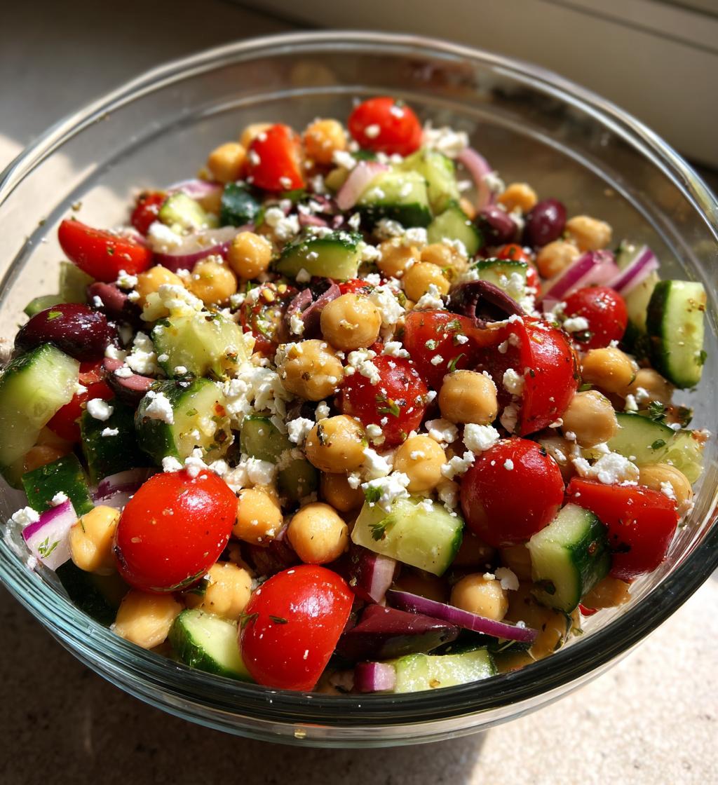 Greek Chickpea Salad
