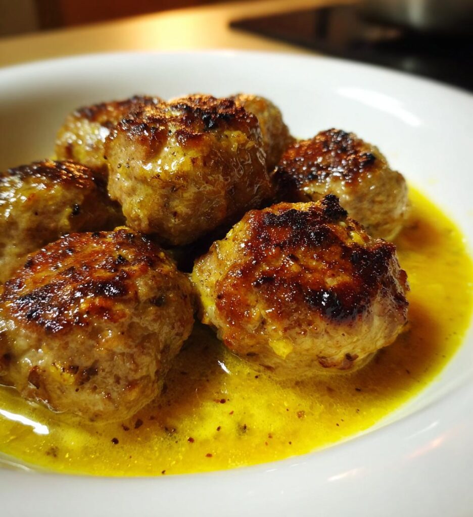 Greek Meatballs in Lemon Sauce