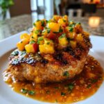 Grilled Chicken with Peach Chipotle Sauce