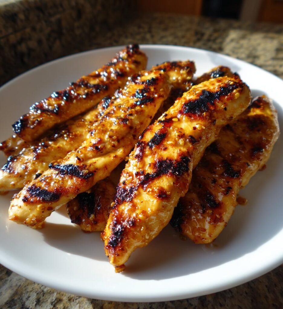 Grilled Honey Mustard Chicken Tenders