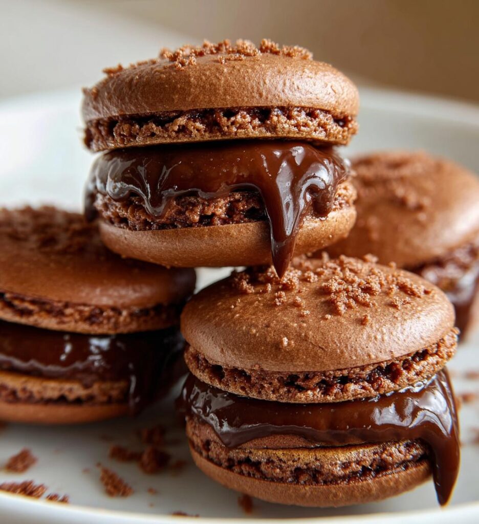 Hot Chocolate Macarons