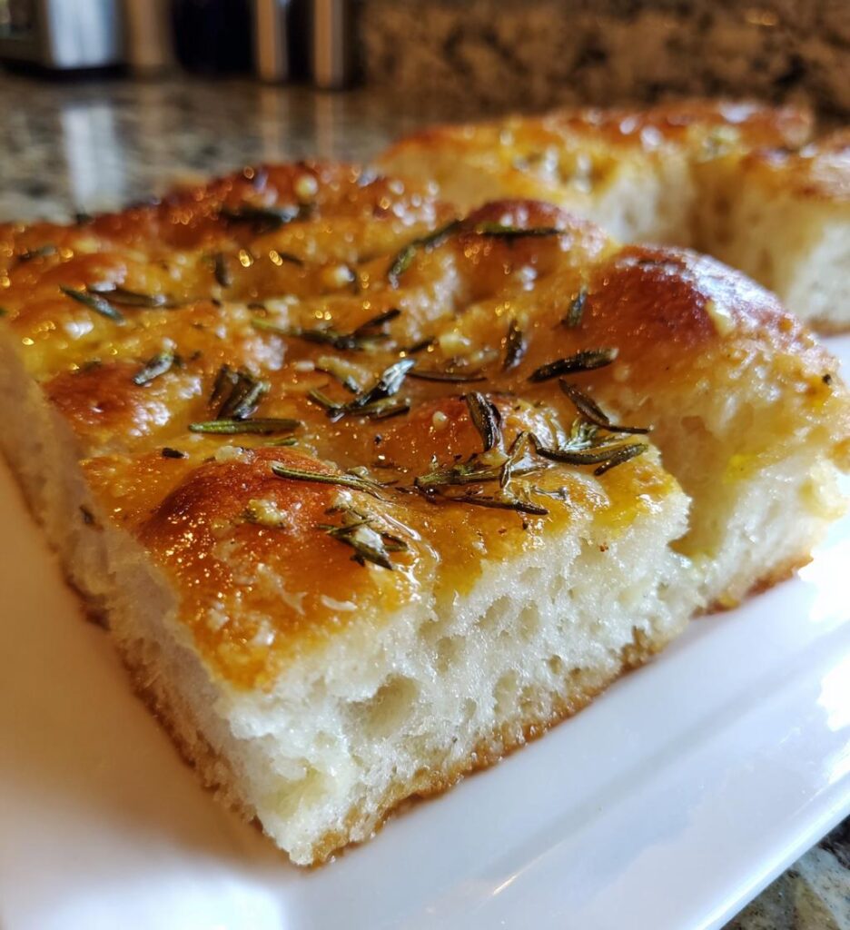 Italian Garlic Butter Focaccia