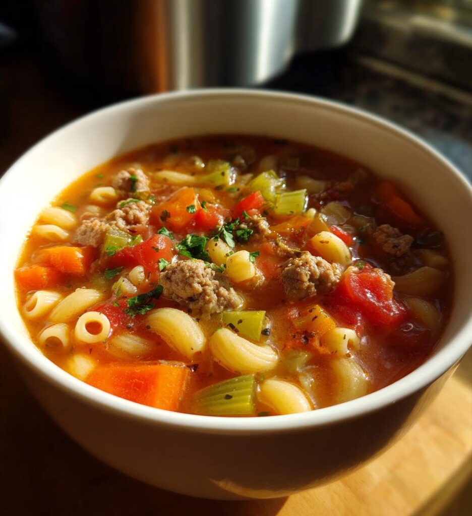 Italian Sausage Ditalini Soup