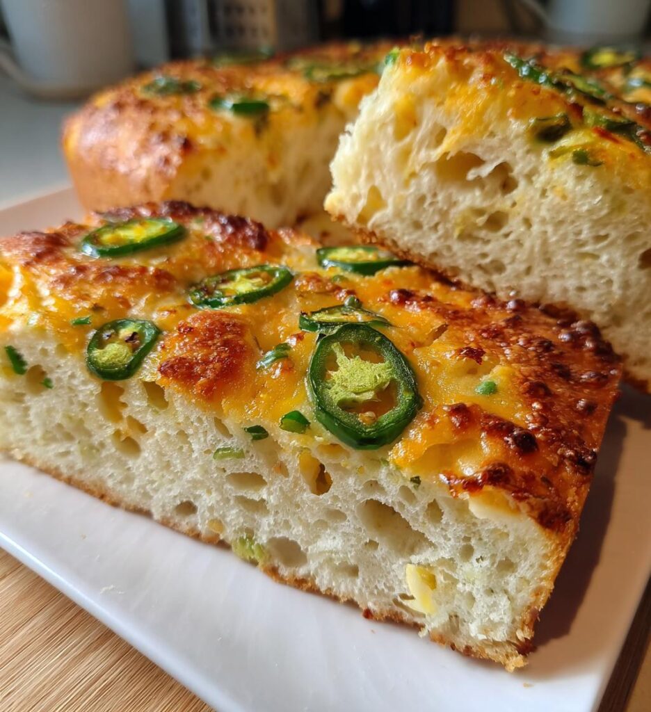 Jalapeno Cheddar Focaccia