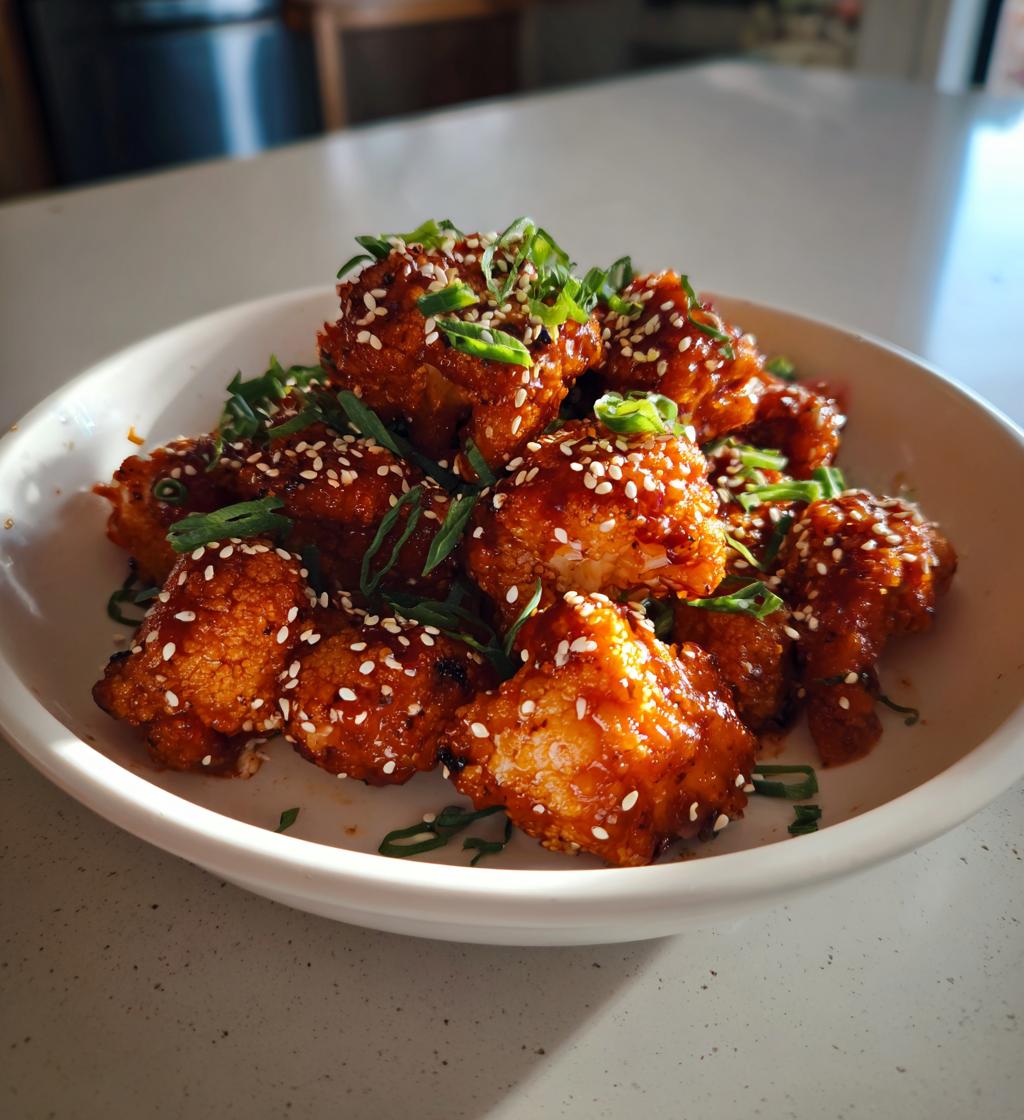 Korean Style Baked Cauliflower