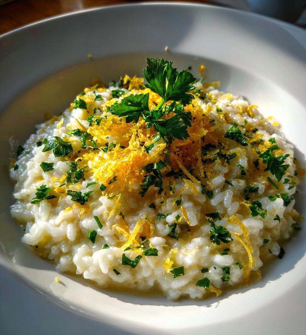 Lemon Parmesan Risotto