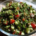 Lentil Tabbouleh Mediterranean Salad