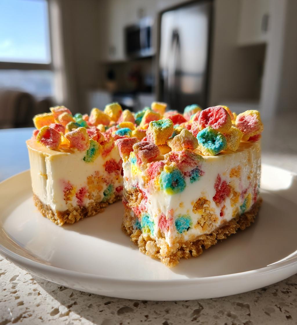 Lucky Charms Cheesecake