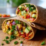 Mediterranean Chickpea Wraps