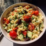 Mediterranean Cottage Cheese Pasta Salad