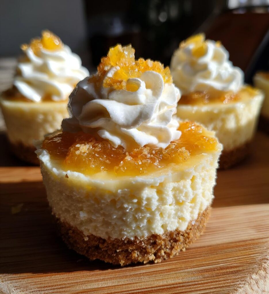 Mini Pineapple Cheesecakes