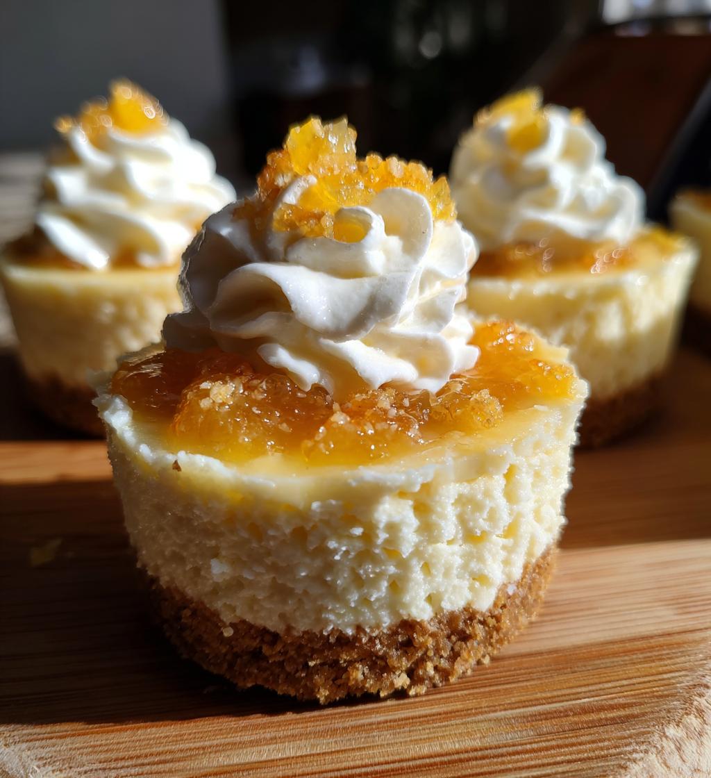 Mini Pineapple Cheesecakes