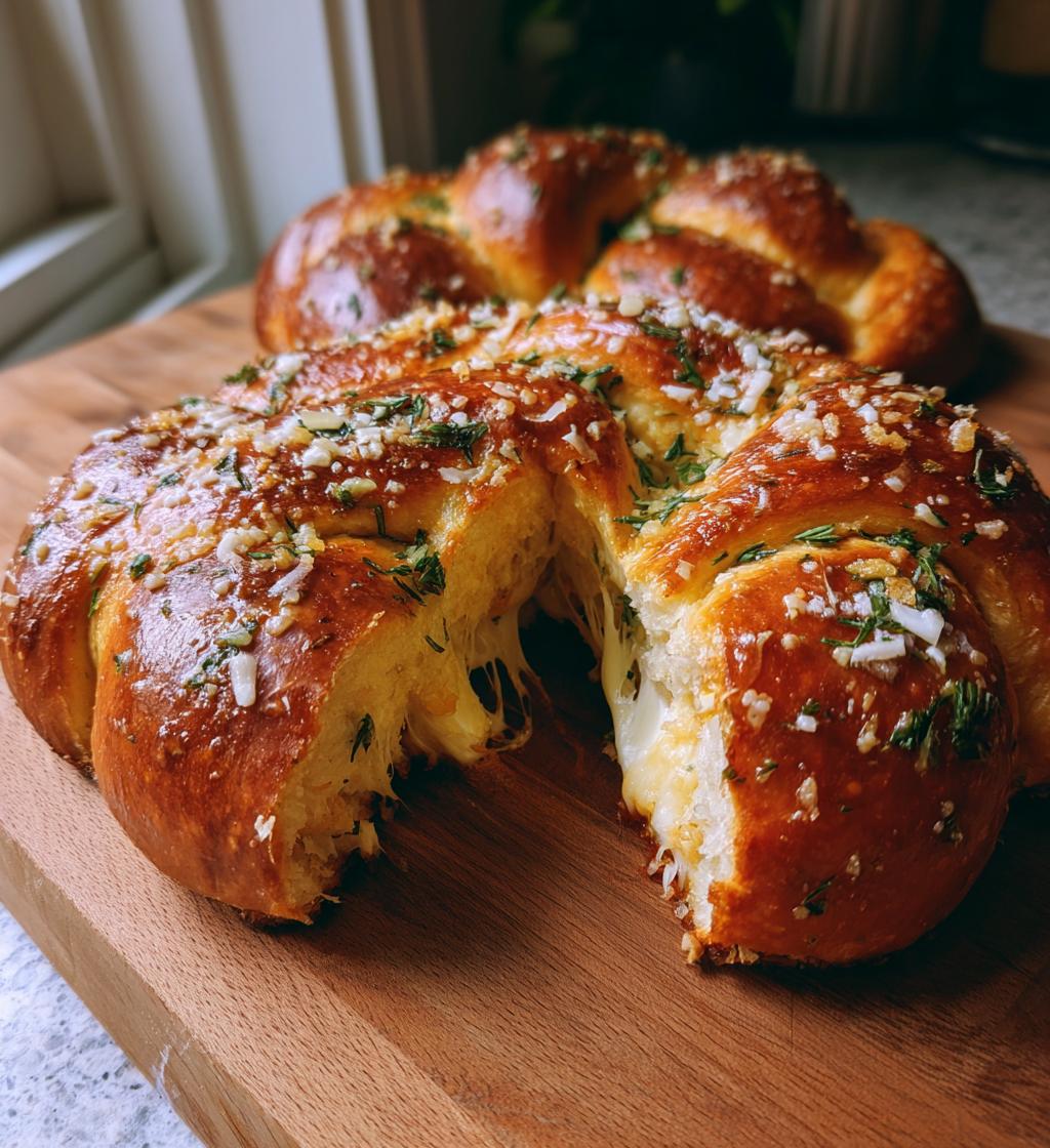 Mozzarella Stuffed Rosemary Parmesan Pretzels