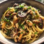 Mushroom White Bean Pasta