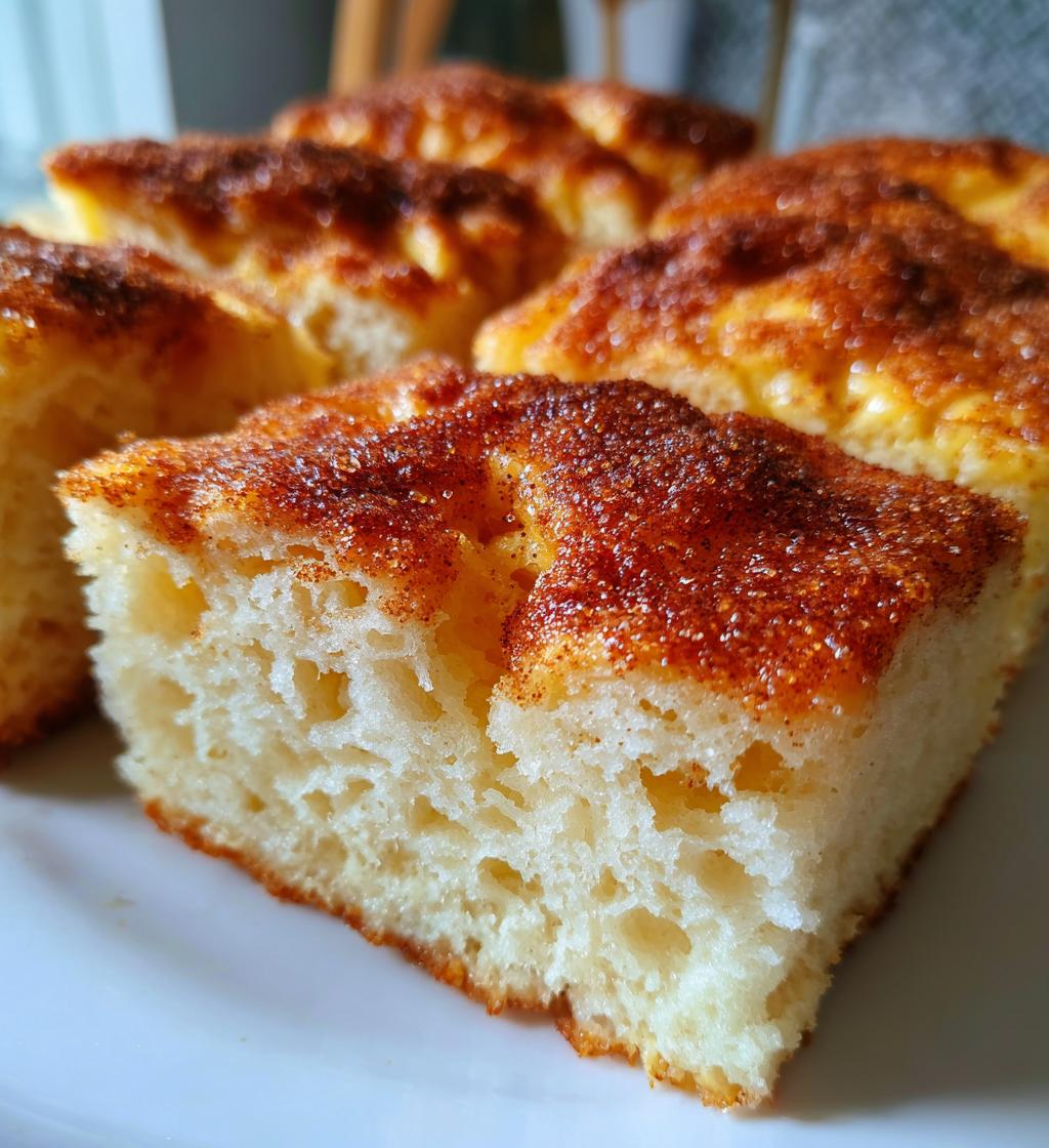 No-Knead Cinnamon Sugar Focaccia