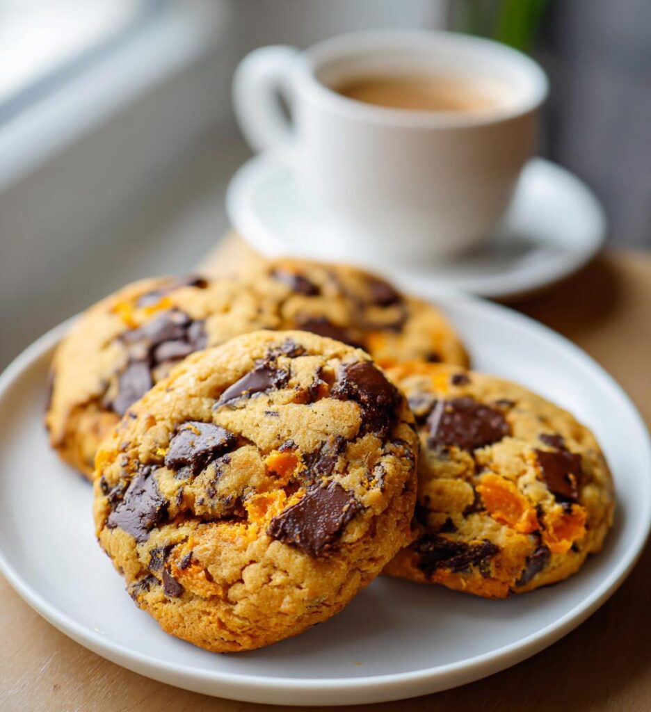 Orange Dark Chocolate Chunk Cookies