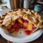 Peach Strawberry Pie