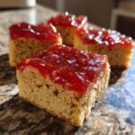 Peanut Butter and Jelly Blondies